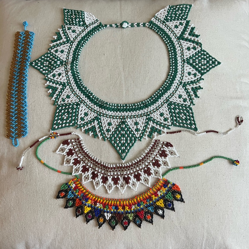 Handmade Panamanian Beaded Necklaces